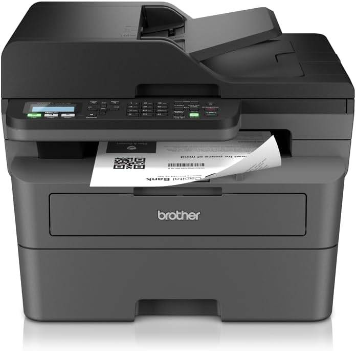 Brother MFC-L2827DWXL stampa documento in bianco e nero, multifunzione laser A4 con connettività WiFi e stampa duplex Brother MFC-L2827DWXL stampa documento in bianco e nero, multifunzione laser A4 con connettività WiFi e stampa duplex